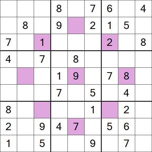 Asterisk Sudoku - Medio