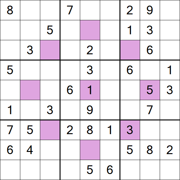 Asterisk Sudoku - Medio