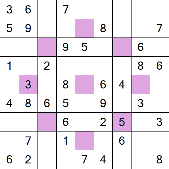 Asterisk Sudoku - Medio