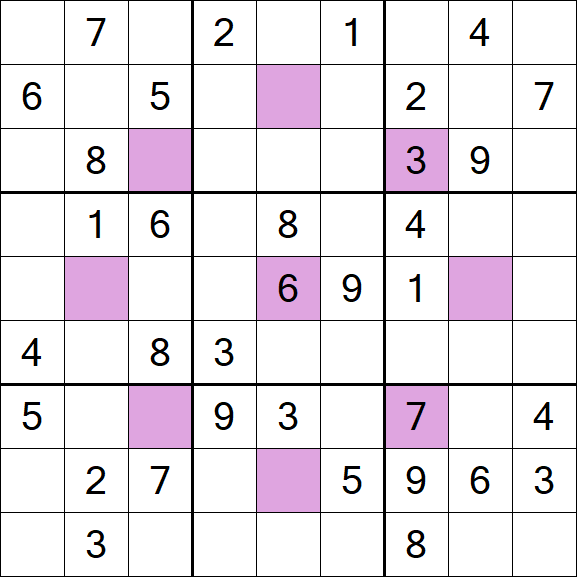 Asterisk Sudoku - Medio