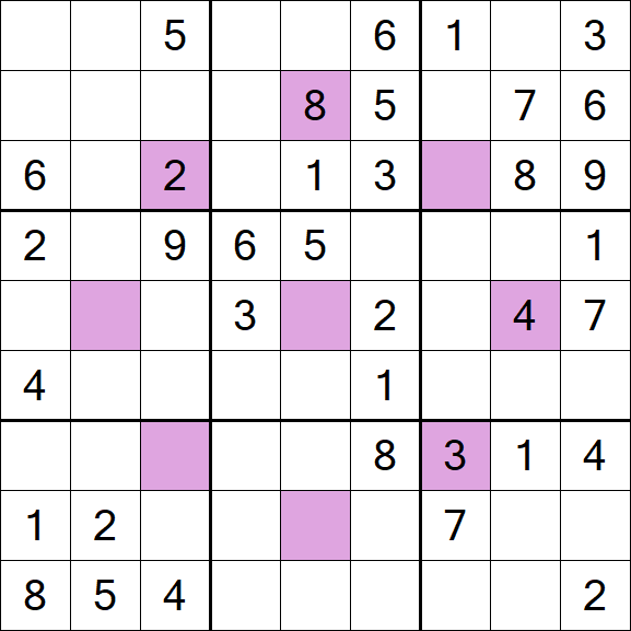 Asterisk Sudoku - Medio