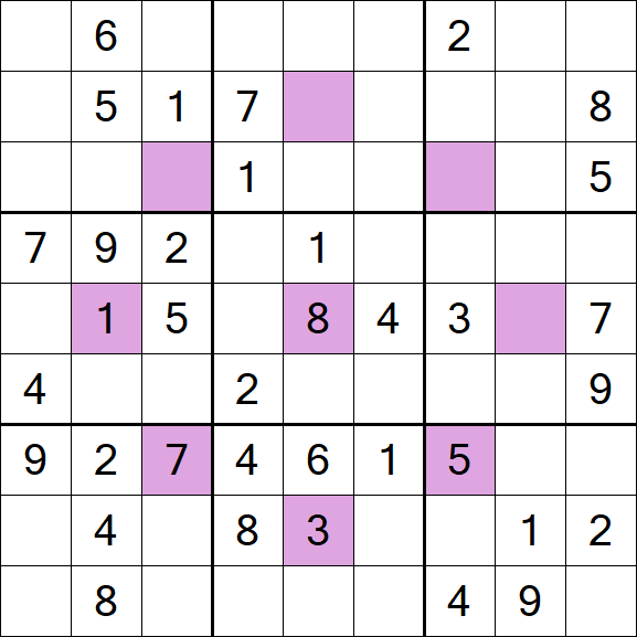 Asterisk Sudoku - Medio