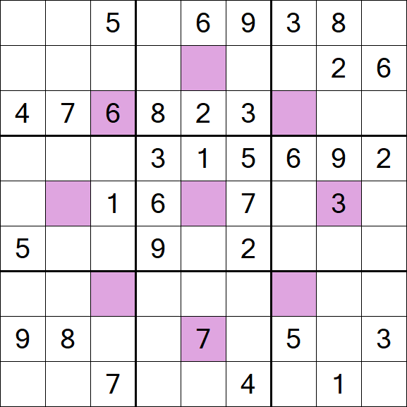 Asterisk Sudoku - Medio