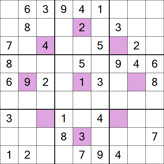 Asterisk Sudoku - Medio