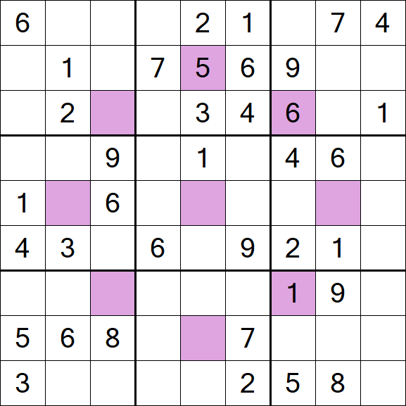 Asterisk Sudoku - Medio