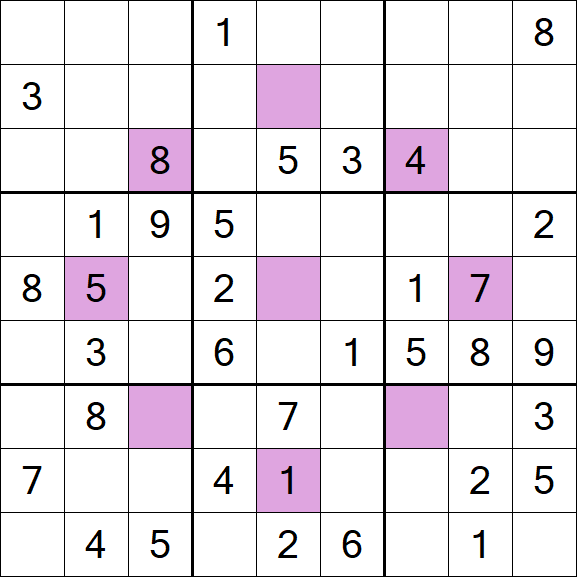 Asterisk Sudoku - Medium
