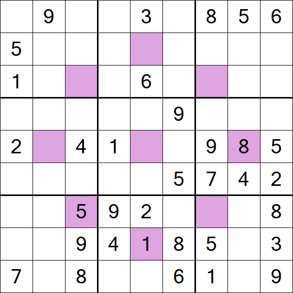 Asterisk Sudoku - Medio