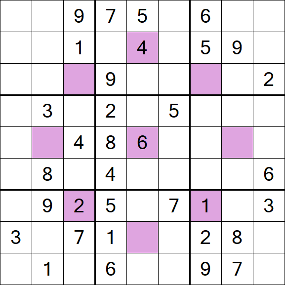 Asterisk Sudoku - Medio
