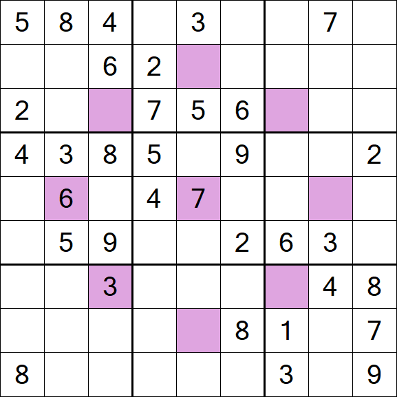 Asterisk Sudoku - Medio