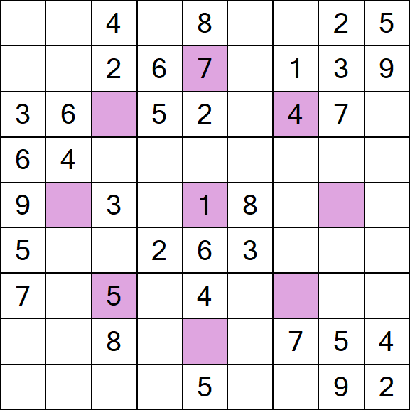 Asterisk Sudoku - Medio
