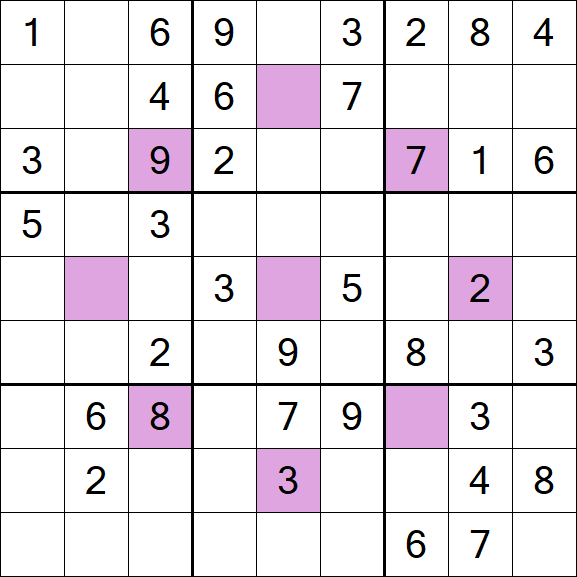 Asterisk Sudoku - Medio