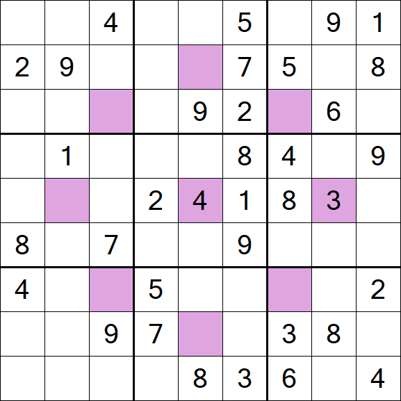 Asterisk Sudoku - Medio