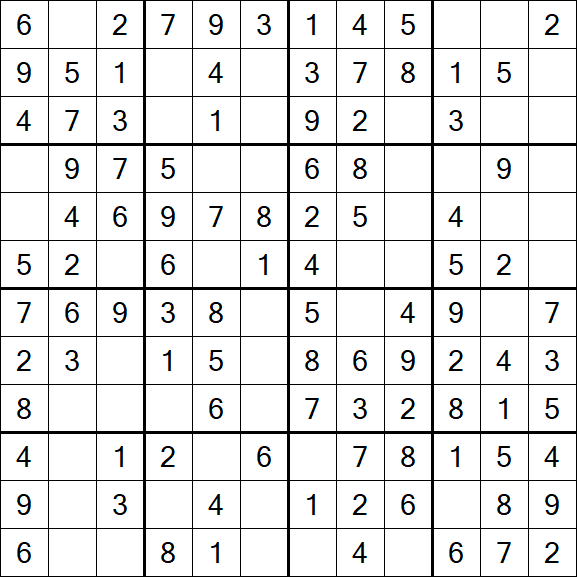 Butterfly Sudoku - Easy