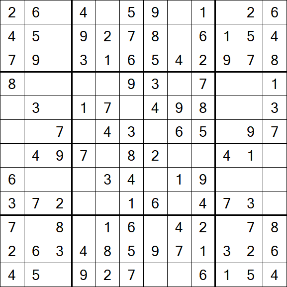 Butterfly Sudoku - Fácil