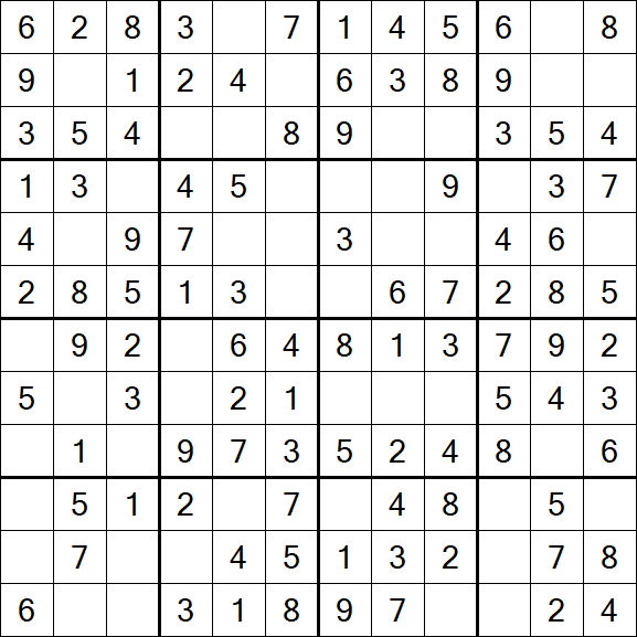 Butterfly Sudoku - Fácil