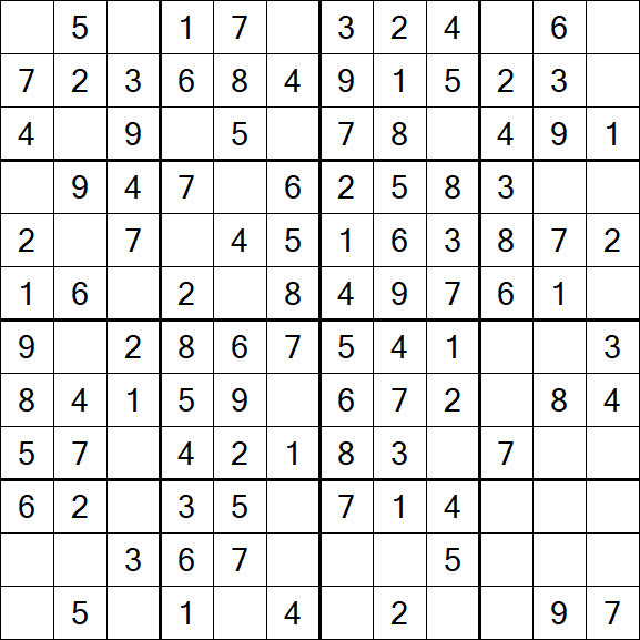 Butterfly Sudoku - Fácil