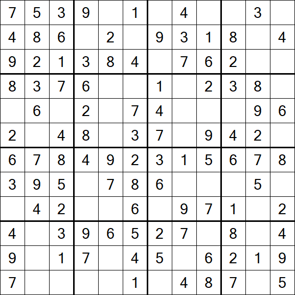 Butterfly Sudoku - Fácil
