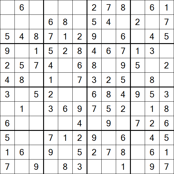 Butterfly Sudoku - Easy