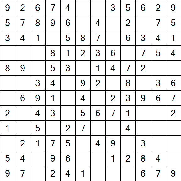 Butterfly Sudoku - Easy