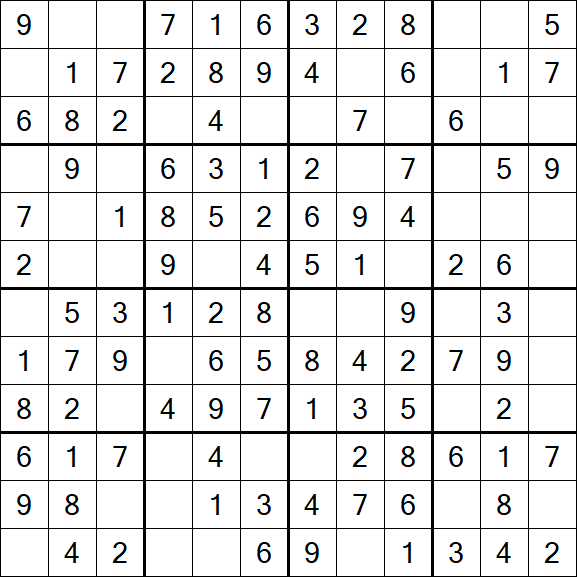 Butterfly Sudoku - Easy