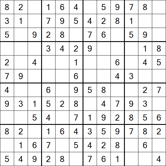 Butterfly Sudoku - Easy