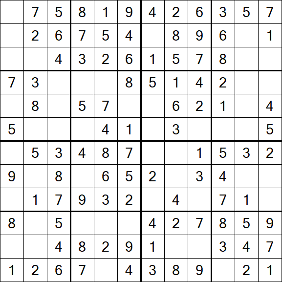 Butterfly Sudoku - Einfach