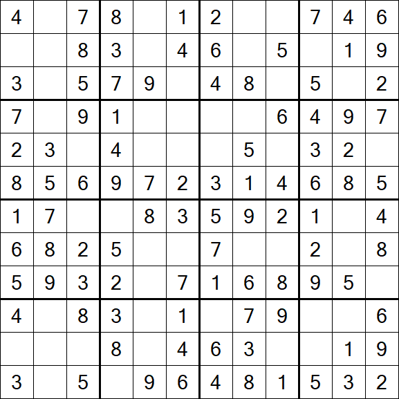 Butterfly Sudoku - Einfach