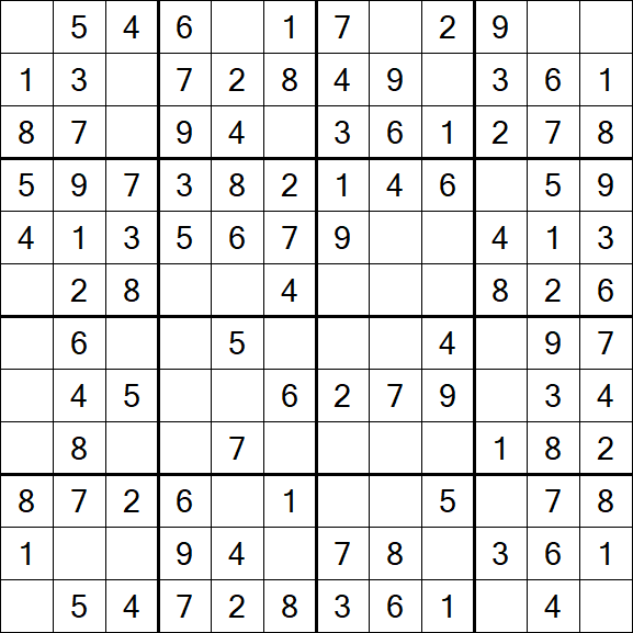 Butterfly Sudoku - Einfach