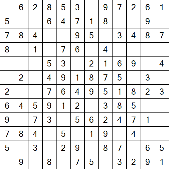 Butterfly Sudoku - Einfach