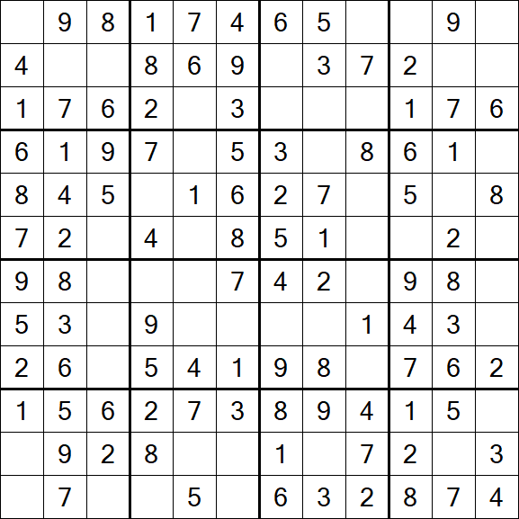 Butterfly Sudoku - Easy