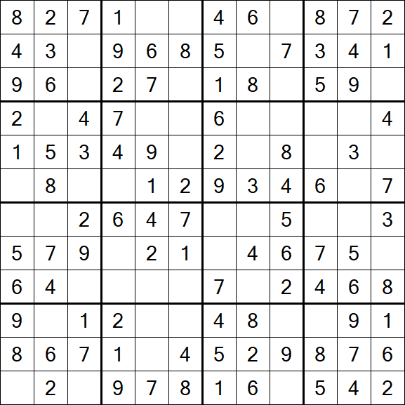 Butterfly Sudoku - Easy
