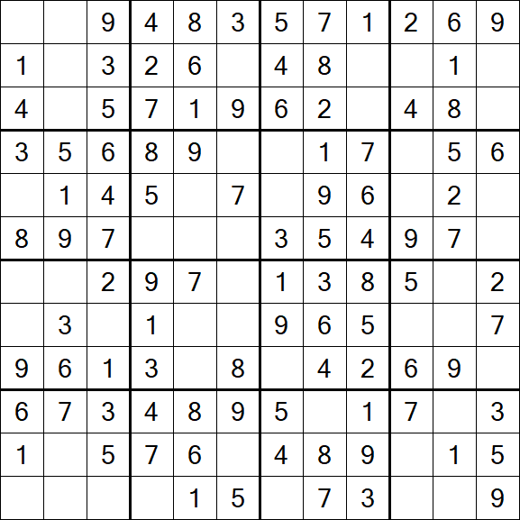 Butterfly Sudoku - Einfach