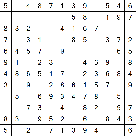 Butterfly Sudoku - Einfach