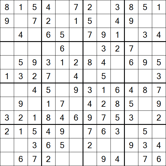 Butterfly Sudoku - Einfach