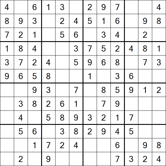 Butterfly Sudoku - Easy
