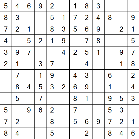 Butterfly Sudoku - Einfach