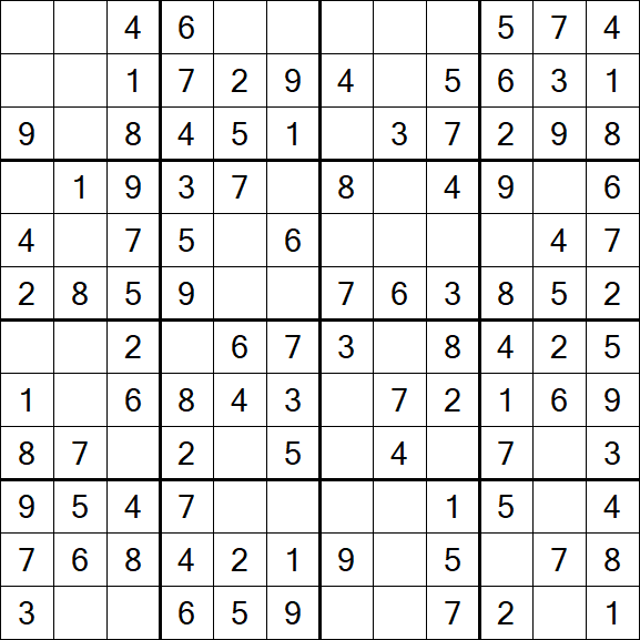 Butterfly Sudoku - Einfach