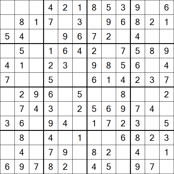 Butterfly Sudoku - Einfach