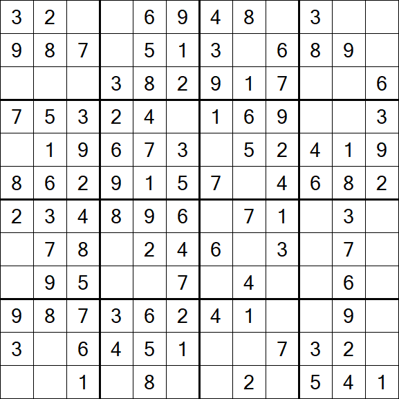 Butterfly Sudoku - Easy
