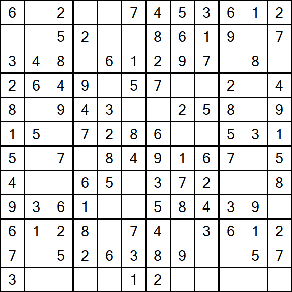 Butterfly Sudoku - Easy