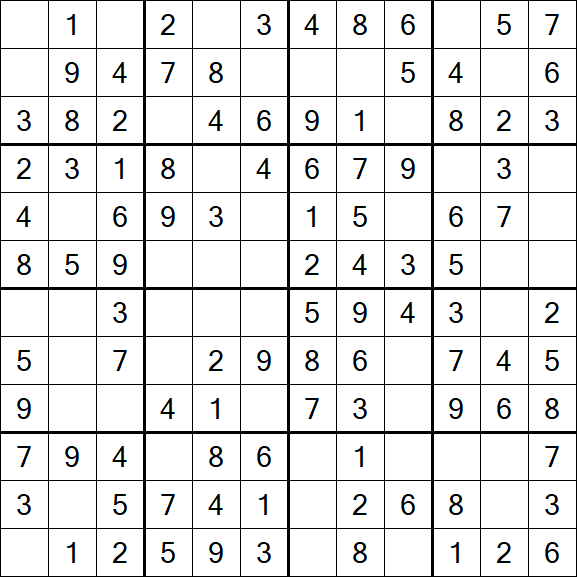 Butterfly Sudoku - Easy