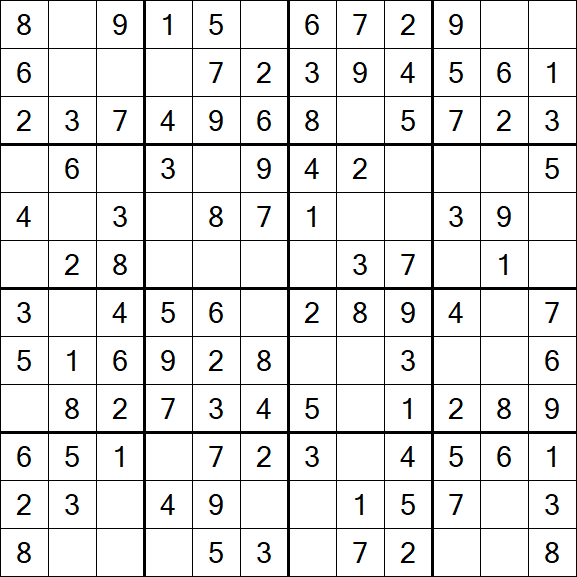 Butterfly Sudoku - Simple