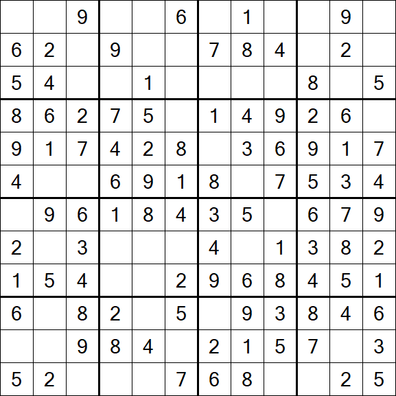 Butterfly Sudoku - Simple