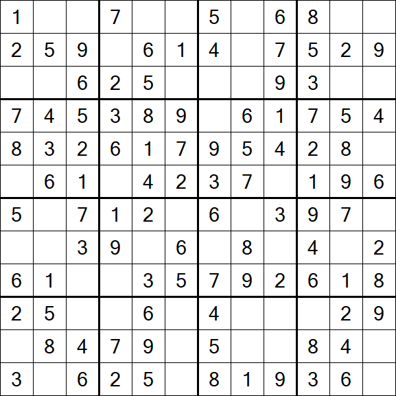Butterfly Sudoku - Easy