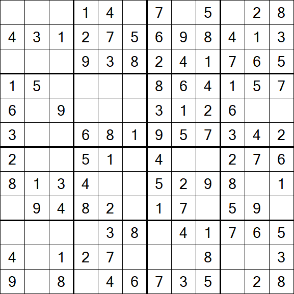 Butterfly Sudoku - Easy