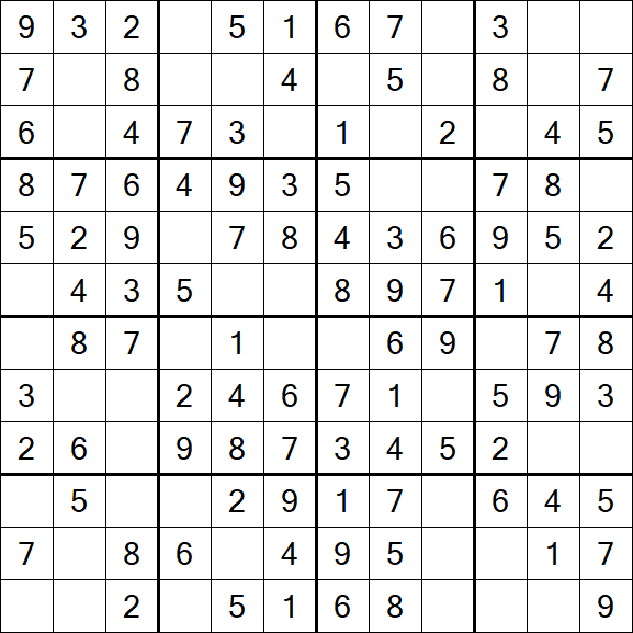 Butterfly Sudoku - Easy