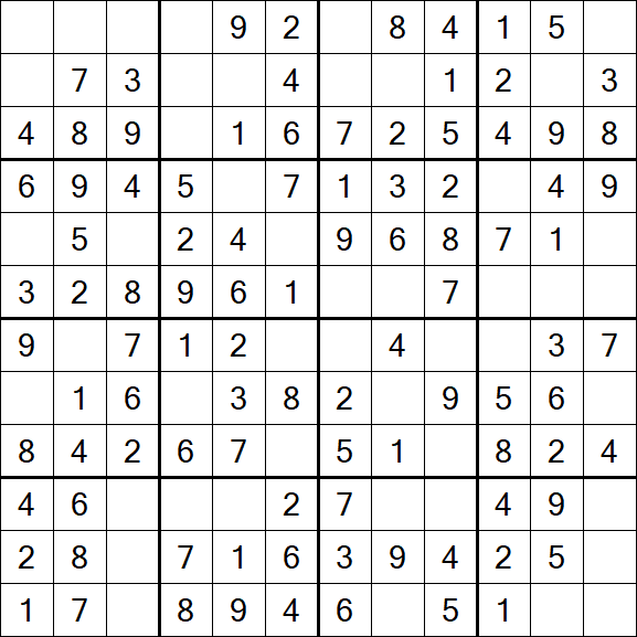 Butterfly Sudoku - Easy