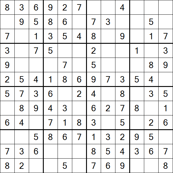 Butterfly Sudoku - Einfach