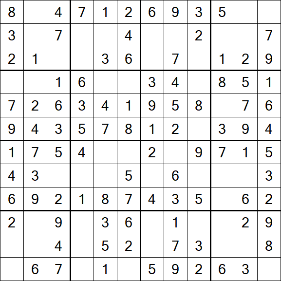 Butterfly Sudoku - Einfach