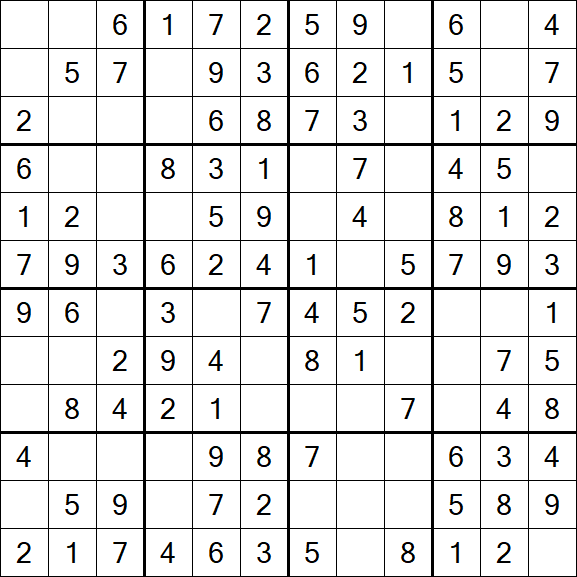 Butterfly Sudoku - Einfach